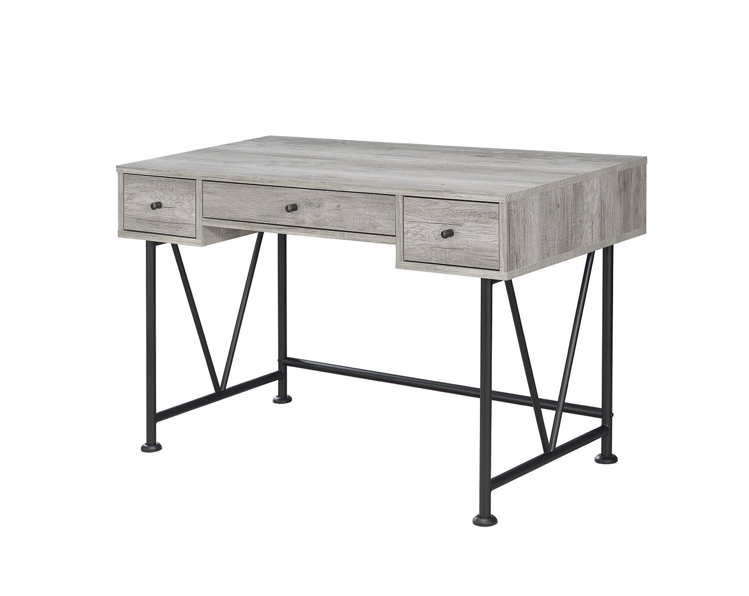 Gracie Oaks Woodward Wood Desk Reviews Wayfair