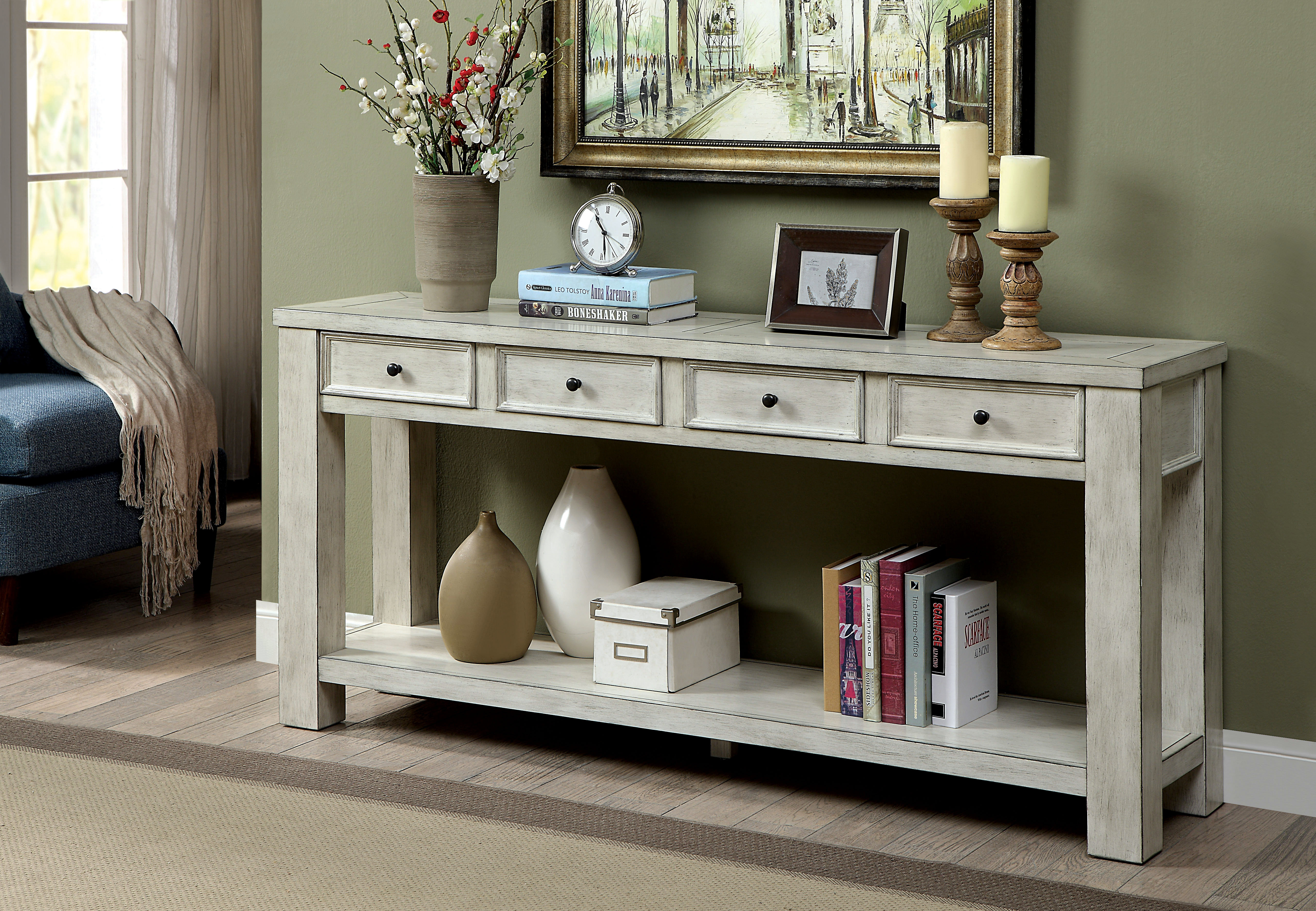 dresser console table