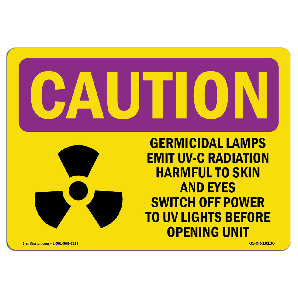 SignMission Caution Radiation Sign Wayfair