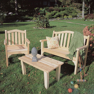 Outdoor Table And Bench Set Wayfair English Bench Seating Group