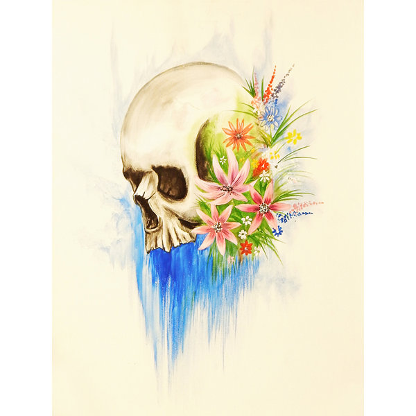 Buy Art For Less Skull Candy By Ed Capeau Painting Print On