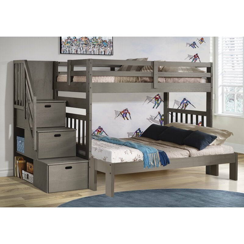 wayfair bunk bed twin over full