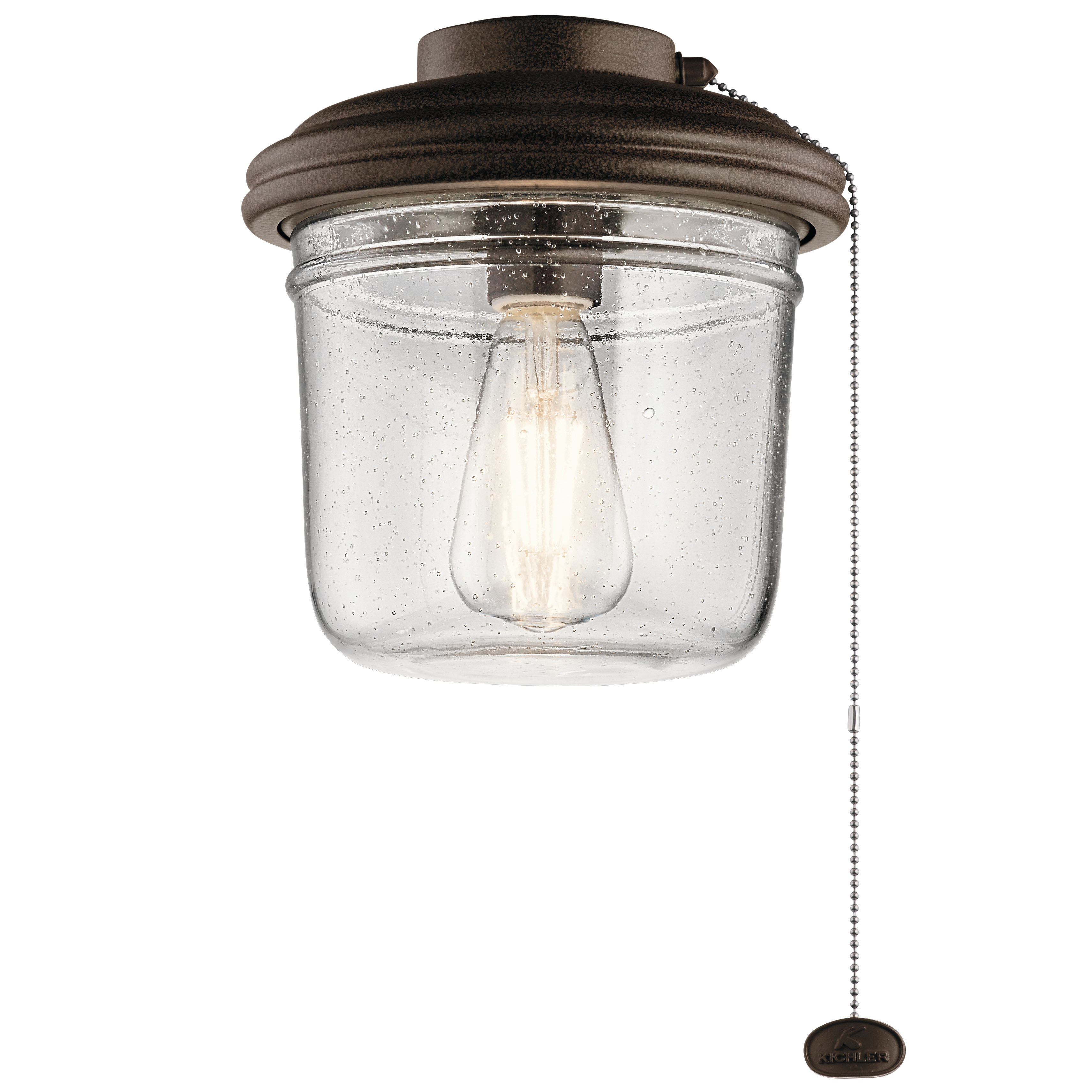 Red Barrel Studio 1 Light Clear Glass Ceiling Fan Globe Light Kit Reviews Wayfair