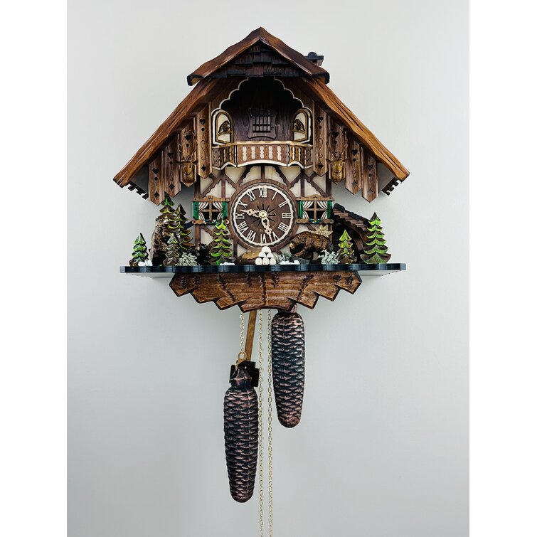 Cuckoo Clock Dial Wood 5 1/2" Diameter Made in Germany