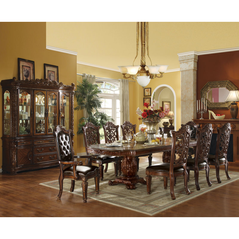 A J Homes Studio Vendome Upholstered Queen Anne Back Side Chair In