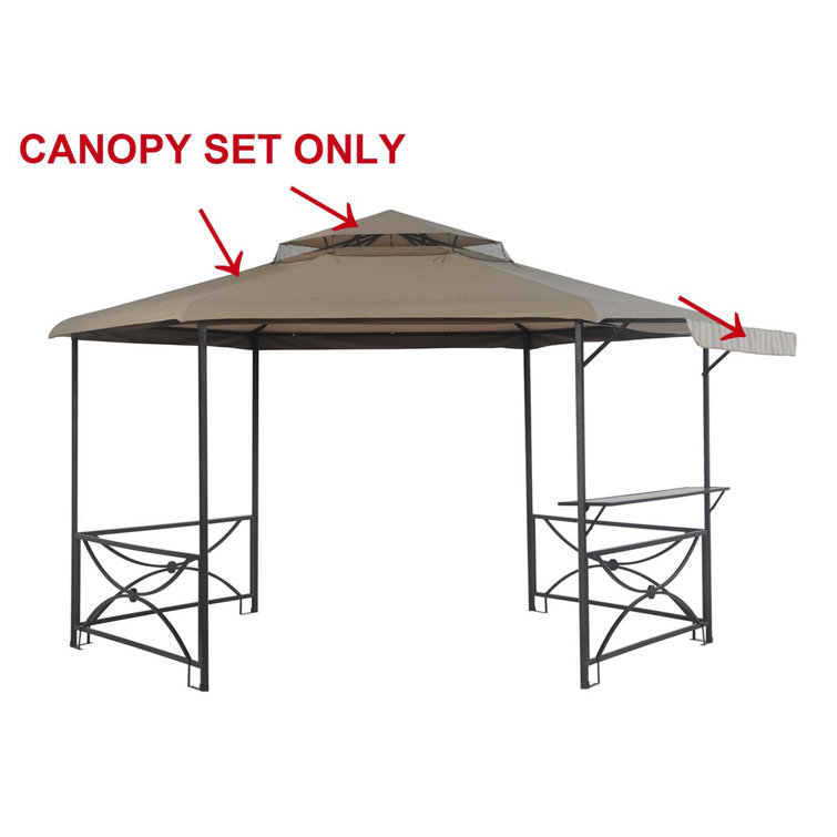 Sunjoy Replacement Canopy for Hexagon Gazebo Wayfair.ca