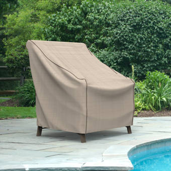 Symple Stuff Neverwet Mojave Outdoor Water Resistant Patio Chair Cover With 7 Year Warranty Wayfair