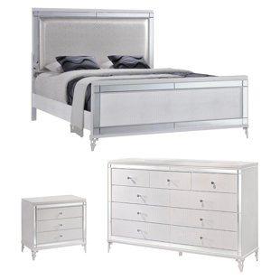 Mirrored Bedroom Furniture Wayfair Catalina Standard Configurable Bedroom Set By Global Furniture Usa