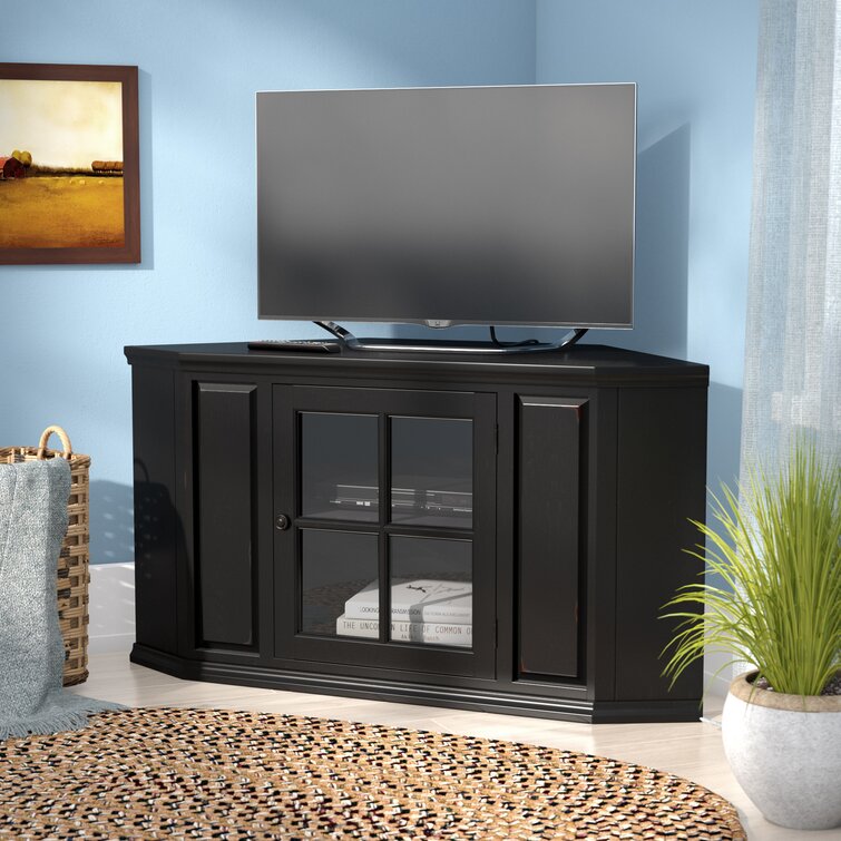 Charlton Home Tucci Corner Tv Stand For Tvs Up To 50 Reviews Wayfair