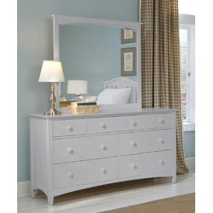 Bonneau 7 Drawer Dresser with Mirror by Harriet Bee