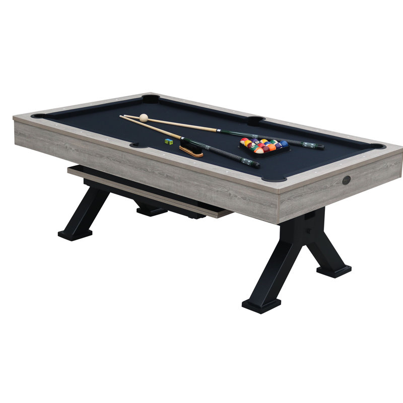 black top pool table