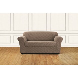 Stretch Grand Marrakesh Box Cushion Loveseat Slipcover By Sure Fit
