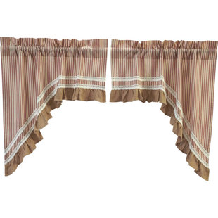 Striped Swag Valances Kitchen Curtains You Ll Love In 2021 Wayfair