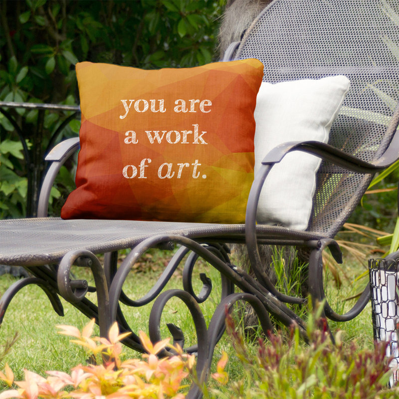 East Urban Home Work Of Art Indoor Outdoor Throw Pillow Wayfair