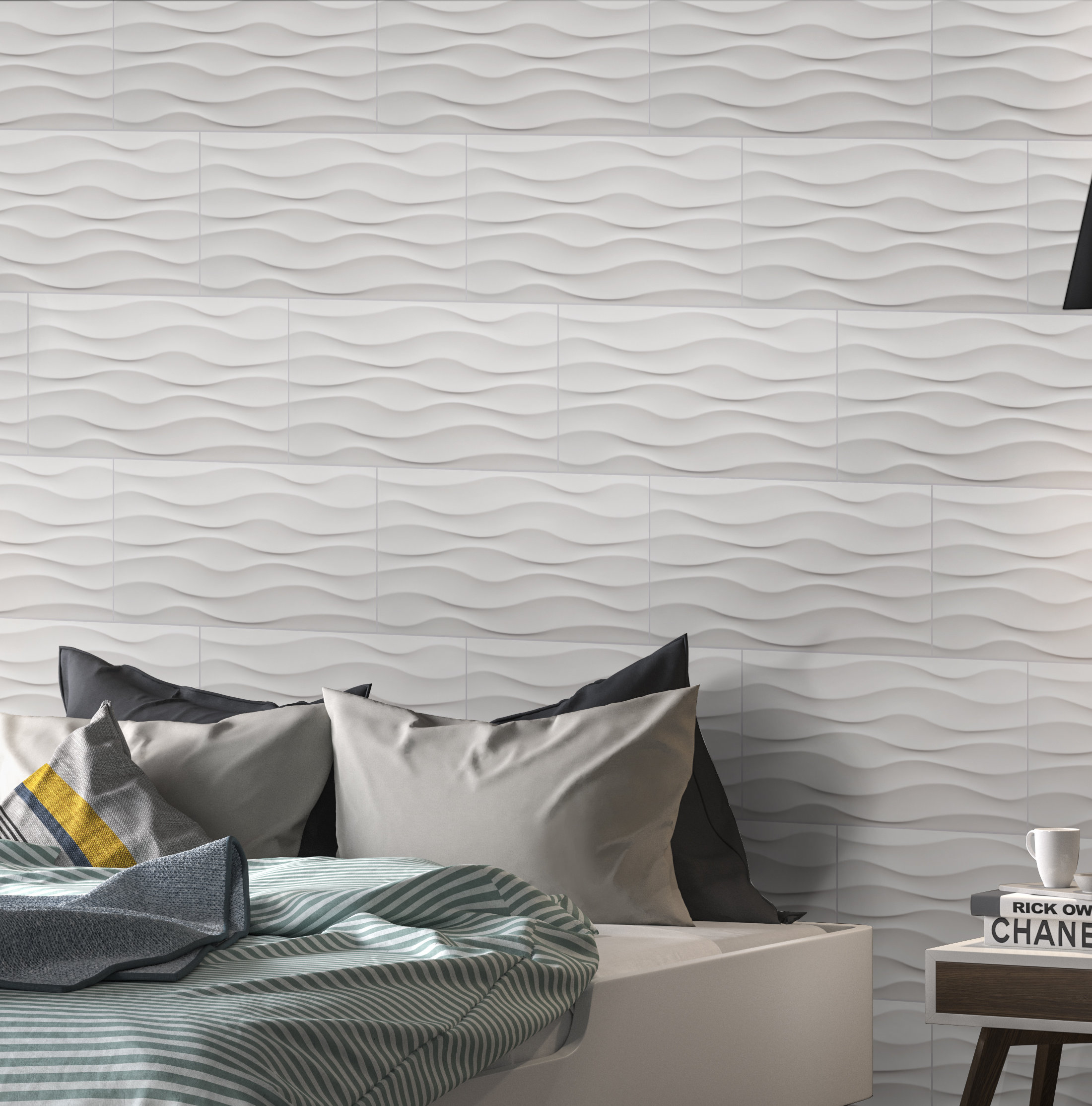 Msi Dymo Wavy 12 X 24 Ceramic Field Tile In White Reviews
