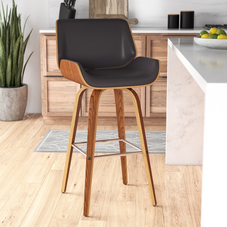 wayfair mid century bar stools