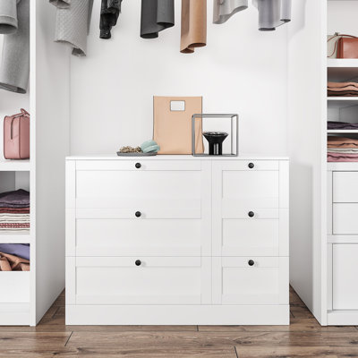 Beckwourth 6 Drawer 43.31" W Double Dresser