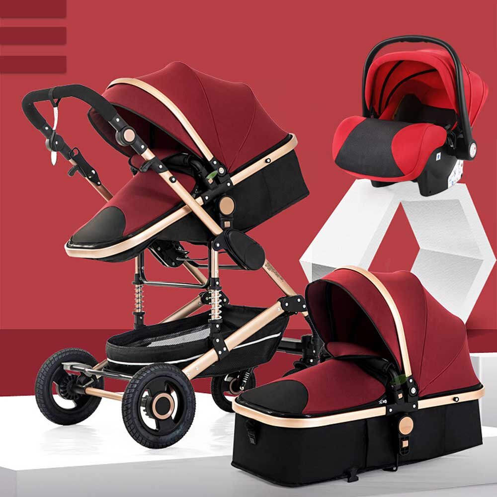 3 in 1 stroller with bassinet