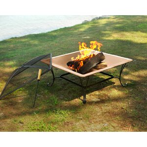 Copper Wood Burning Fire Pit