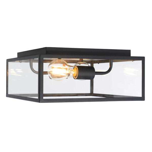 Safavieh RINNAH OUTDOOR FLUSH MOUNT | Wayfair