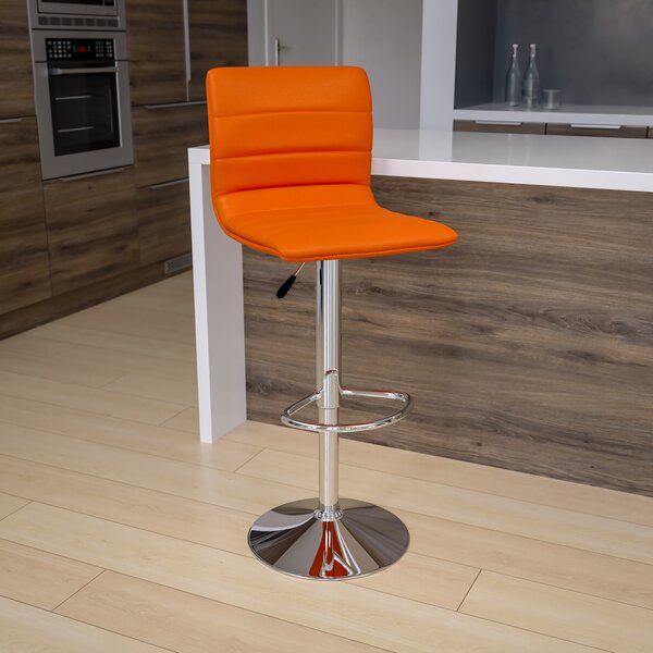 dark orange bar stools