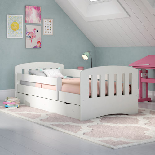 Funktionsbett CEDILLO von ROOMIE KIDZ MDF Weiß