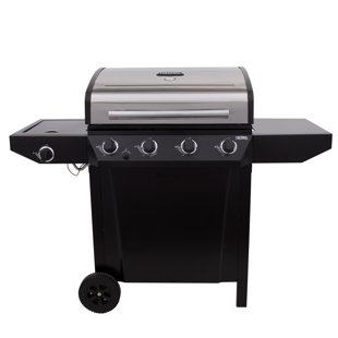 View Thermos 4 Burner Liquid Propane Gas Grill with Side