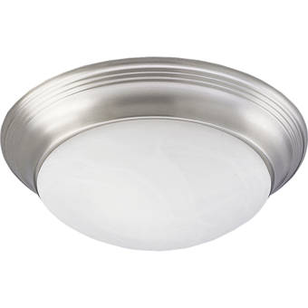 Charlton Home Weehawken 1 Light 7 5 Simple Bowl Flush Mount Reviews Wayfair