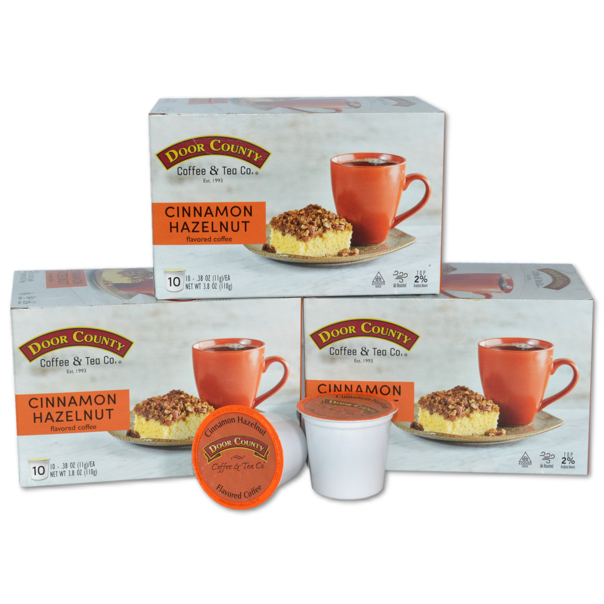 Door County Coffee Cinnamon & Hazelnut Coffee Pods Wayfair