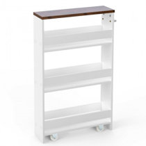 Ultra Slim Rolling Shelf | Wayfair