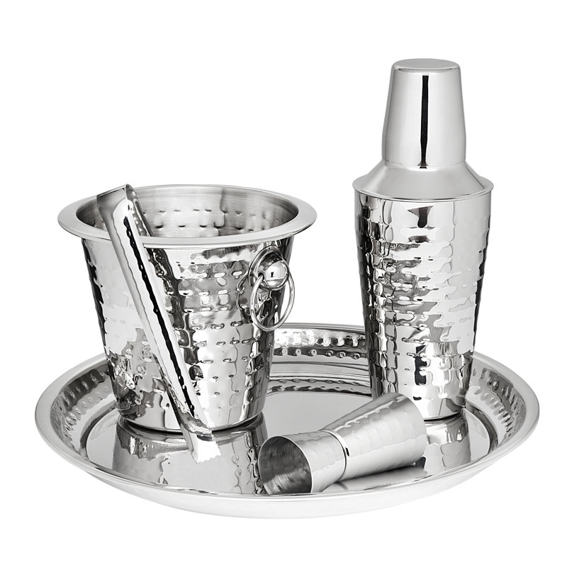 cocktail shaker and ice bucket set