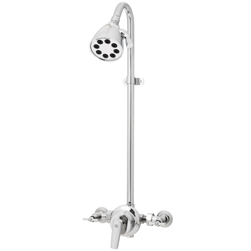 Speakman Icon 8 Jet 2 5 Gpm Wall Mount Outdoor Shower Wayfair Speakman Icon 8 Jet 2 5 Gpm Wall Mount