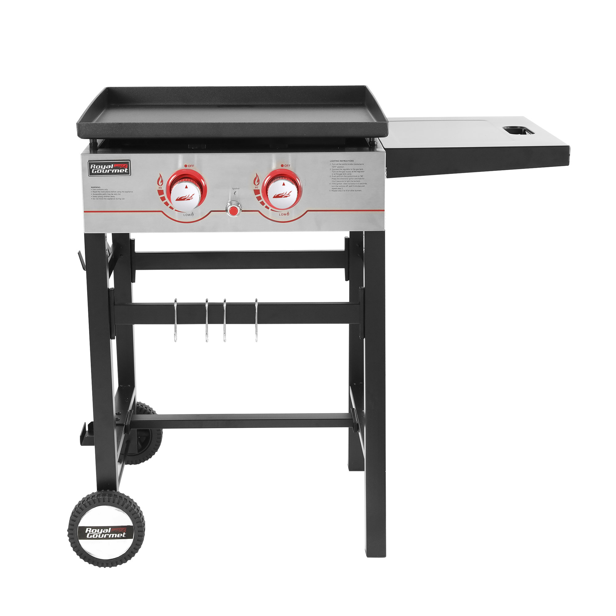 flat top propane griddle
