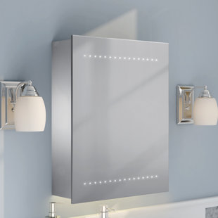 Modern Contemporary Led Medicine Cabinet Allmodern 20 X 25 Surface Mount Medicine Cabinet With Led Lighting