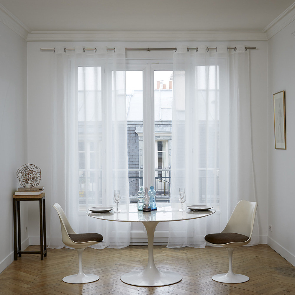 Madura Voilage À Oeillets Thasos Blanc - 