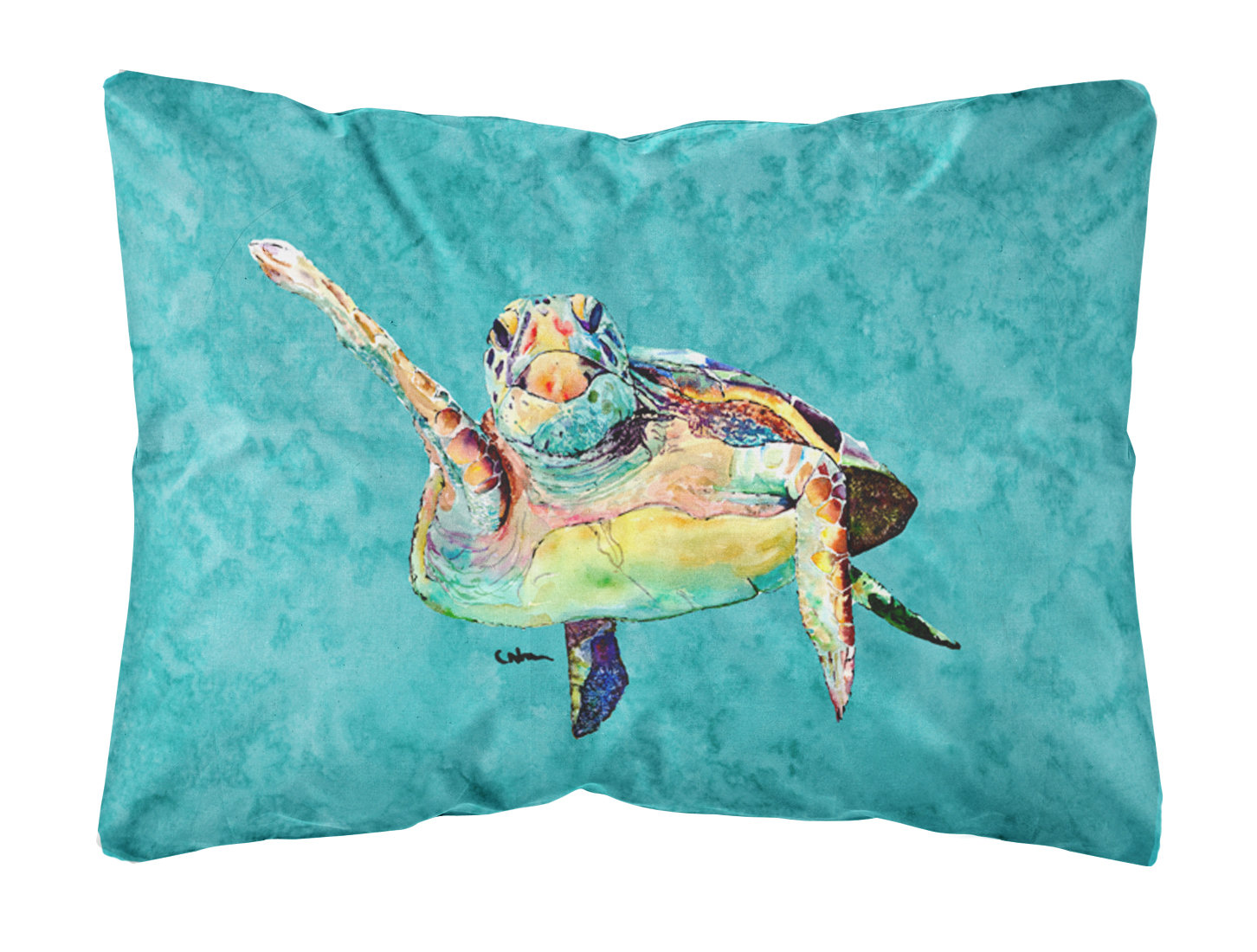 Zoomie Kids Koda Turtle Indoor Outdoor Throw Pillow Reviews Wayfair