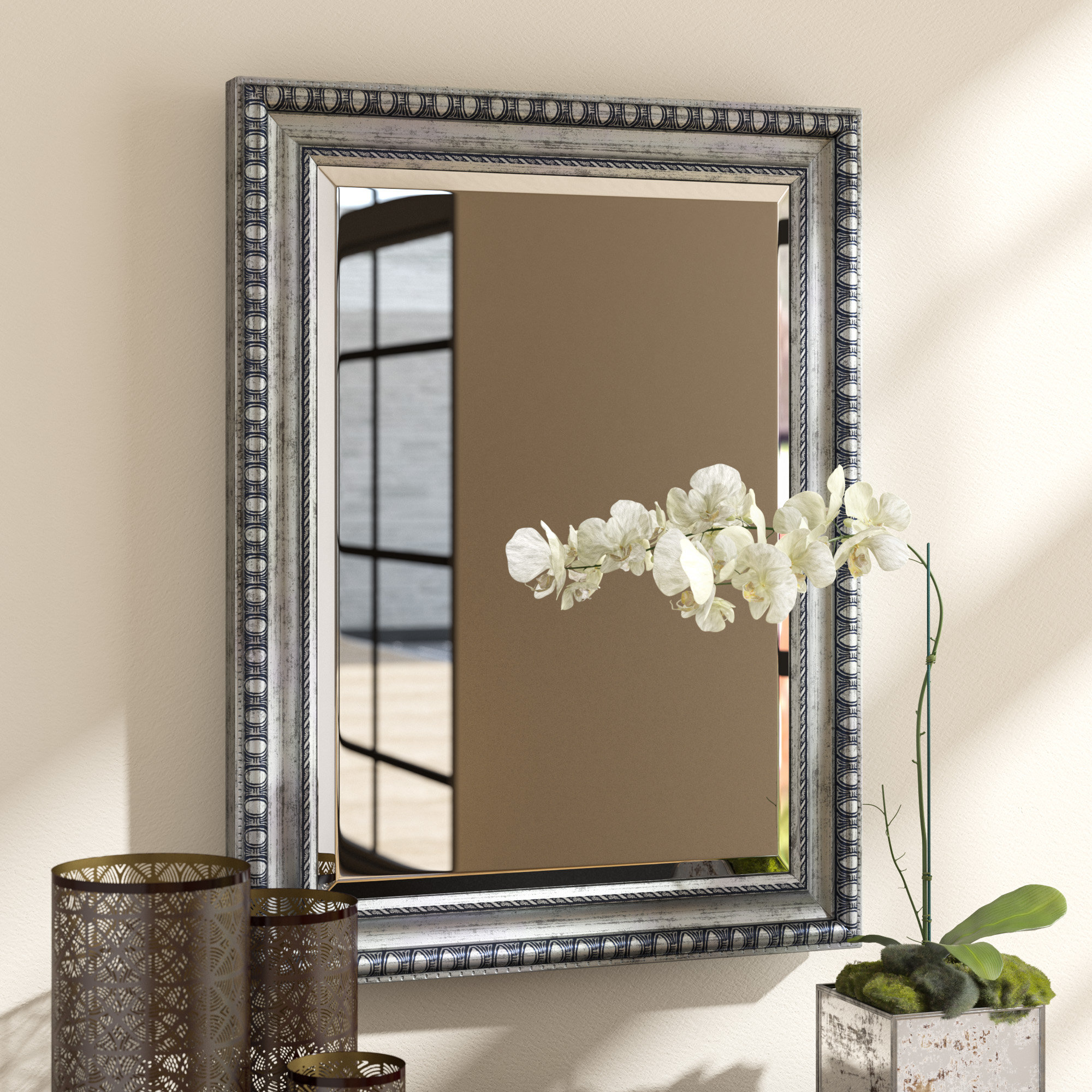 World Menagerie Eriq Rectangle Wall Mirror & Reviews Wayfair