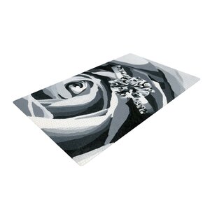 NL Designs Happy Engagement Gray/White Area Rug