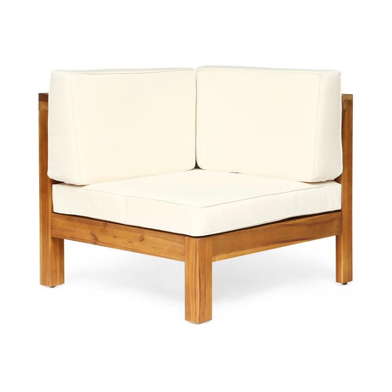 Brayden Studio Seaham 3 Piece Teak Sofa Seating Group With Cushions Wayfair Ca