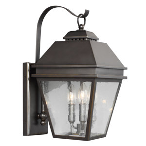 Daughtrey 3-Light Outdoor Wall Lantern