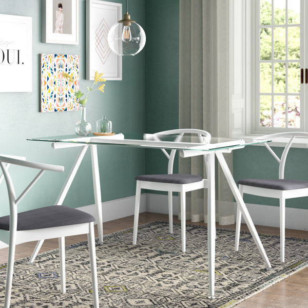 Woodhouse Contemporary Gl Dining Table