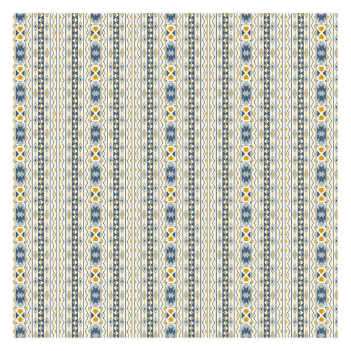 Pastel Ikat 2.4m x 2.4m Textured Matt Peel & Stick Wall Mural East Urban Home
