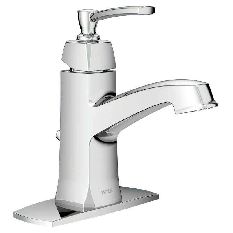 Moen Conway Single Hole Bathroom Faucet With Drain Assembly Wayfair