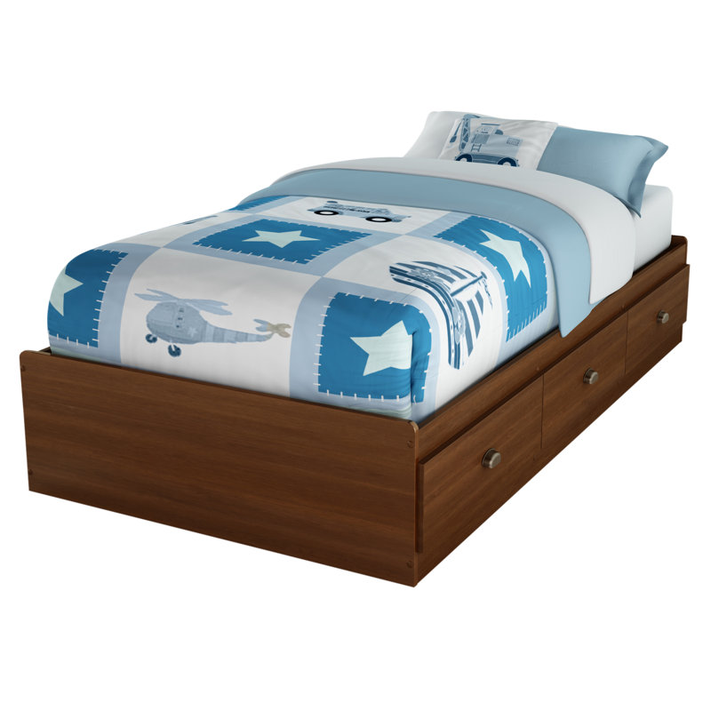 South Shore Willow Twin Mate S Captain S Bed With Drawers