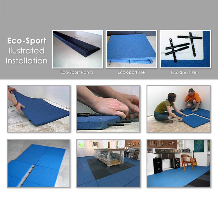 Rubber Cal Inc Eco Sport 1 Rubber Tiles Wayfair