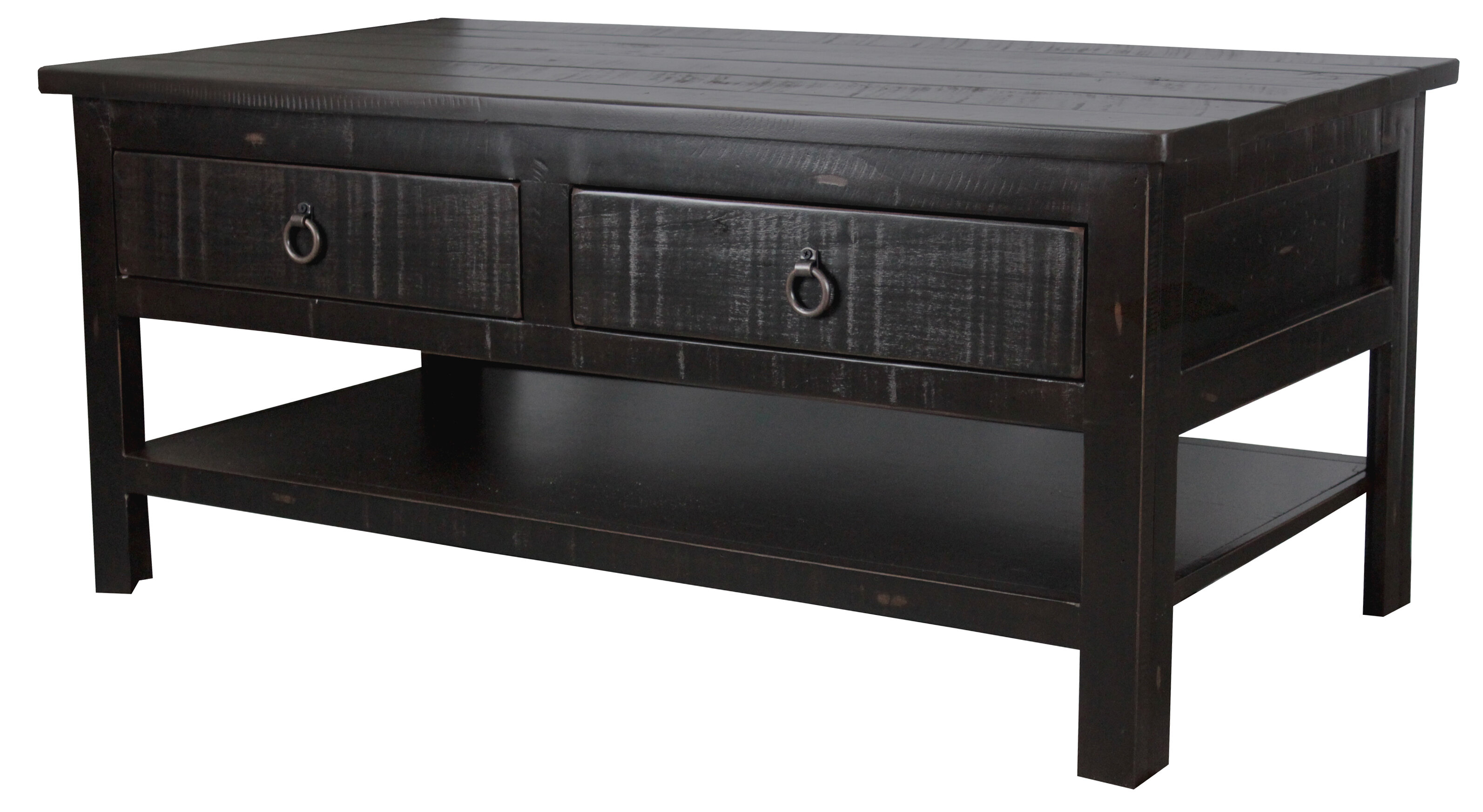 Longshore Tides Marceline Rustic Coffee Table Wayfair