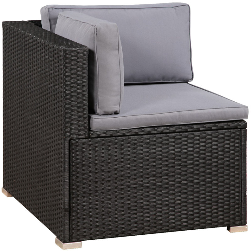 Latitude Run Deaven Patio 7 Piece Sectional Seating Group With Cushions Wayfair