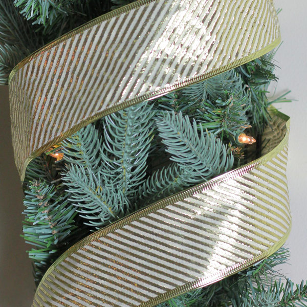 Christmas Gold Ribbon Wayfair