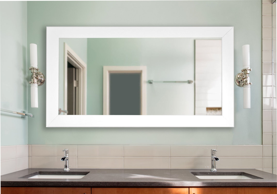 Bathroom Mirrors Double Wide rayne mirrors double wide vanity wall mirror & reviews | wayfair Bathroom Mirrors Double Wide rayne mirrors double wide vanity wall mirror & reviews | wayfair