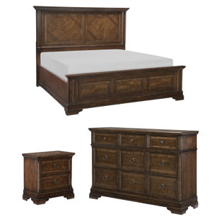 Golden Oak Bedroom Furniture Wayfair Murray Traditional Panel Configurable Bedroom Set
